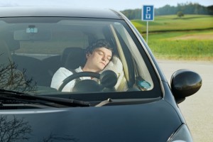 If you just can’t stay awake while driving, pull over and take a nap!