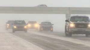 Alert driving means absolutely no distractions, especially in hazardous weather.