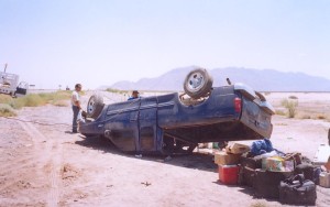With tire blowouts, driving straight is one of those safe driving tips that prevent rollovers.