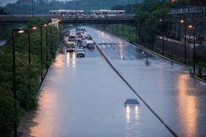The June 2013 rainstorm and flooding is an example severe summer weather. 