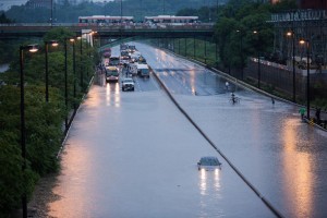 The June 2013 rainstorm and flooding is an example severe summer weather.