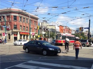 Driving through intersections can prove dangerous when cyclists and drivers cross paths.