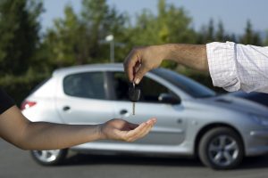 Man buying used car financing in toronto