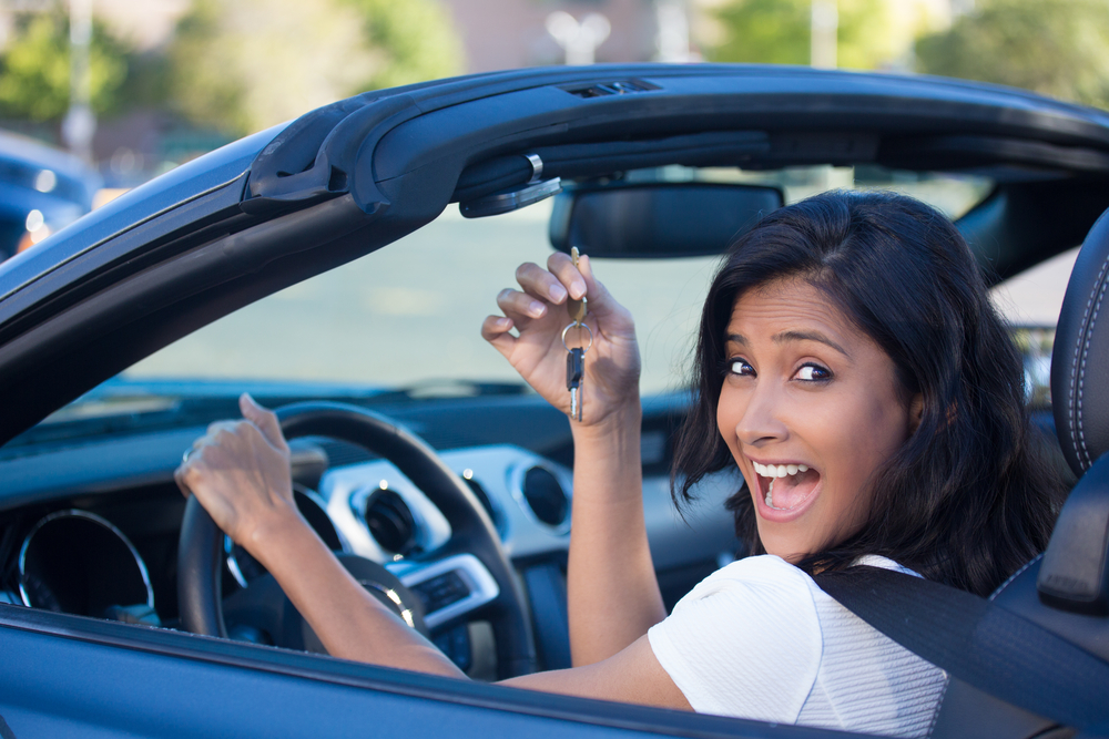 Woman in new car from toronto bad credit car loans