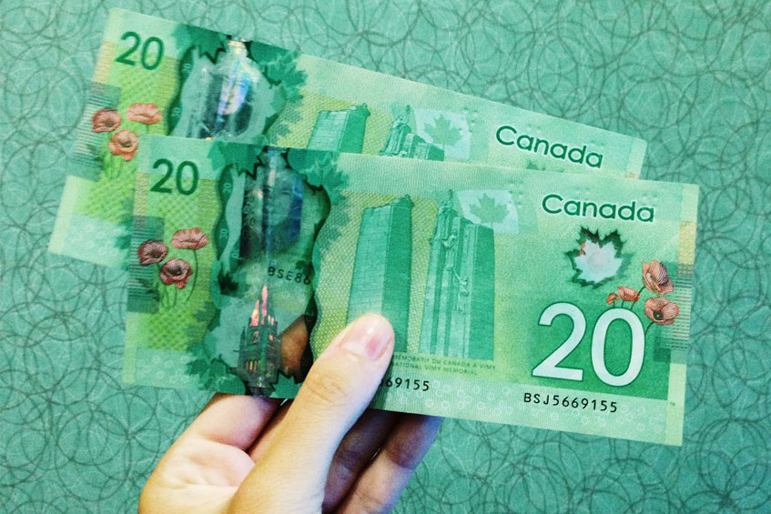 Two Canadian notes.